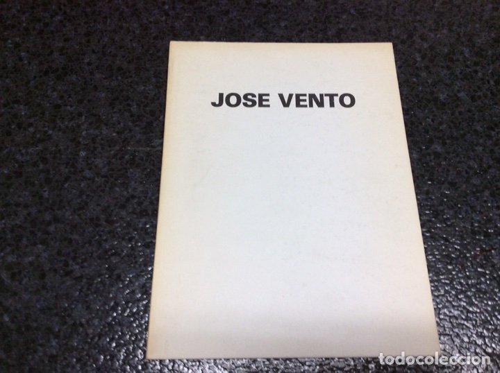 Arte: JOSE VENTO, CATALOGO GALERIA KREISLER DOS - MARZO ABRIL 1980