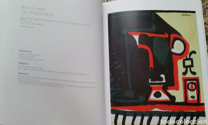 Arte: CAT&Aacute;LOGO PABLO PICASSO OPERA GALLERY - Foto 6