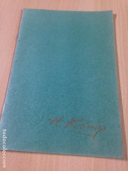 Kunst: CATALOGO HERMANN KONIG GALERIA SAN VICENTE VALENCIA 1975