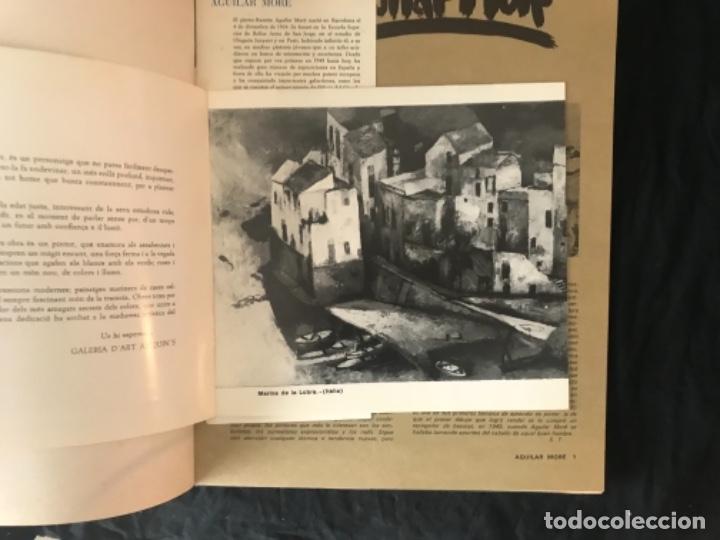 Arte: CAT&Aacute;LOGO DE AGUILAR MORE , INVITACI&Oacute;N  SALA NONELL 1978 Y LIBRO DEDICADO - Foto 4