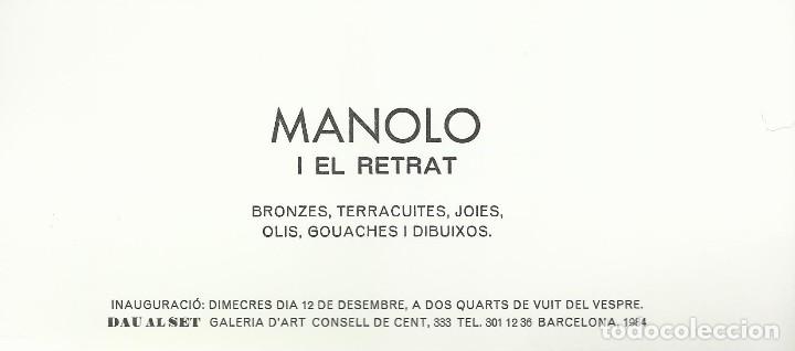 Arte: MANOLO I EL RETRAT -DAU AL SET 1984- - Foto 2 - 111521855