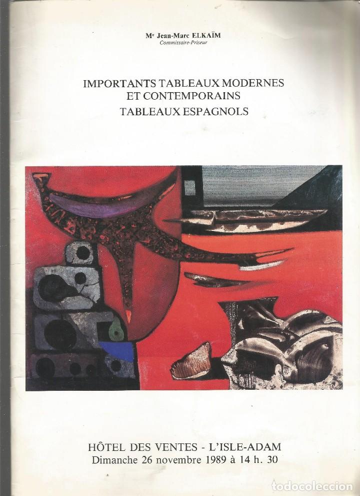 Art: CATALOGO   M. JEAN-MARC  ELKAIM  HOTEL DES VENTES-L ISLE-ADAN  PARIS   - 30 PAGINAS