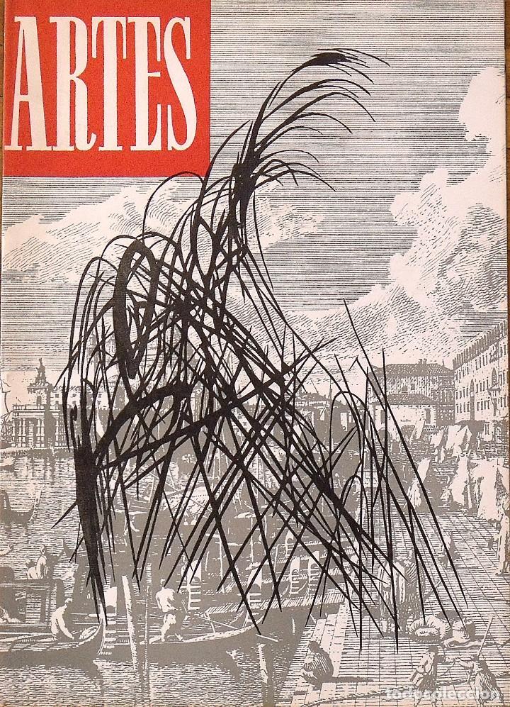 Arte: Correo de las Artes. Revista n&ordm; 26. Julio-Agosto 1960. Portada de Hans Hartung. Galer&iacute;a Ren&eacute; Metras.
