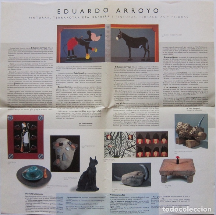Arte: Eduardo Arroyo. Programa expo en San Sebasti&aacute;n 2002 - Foto 2