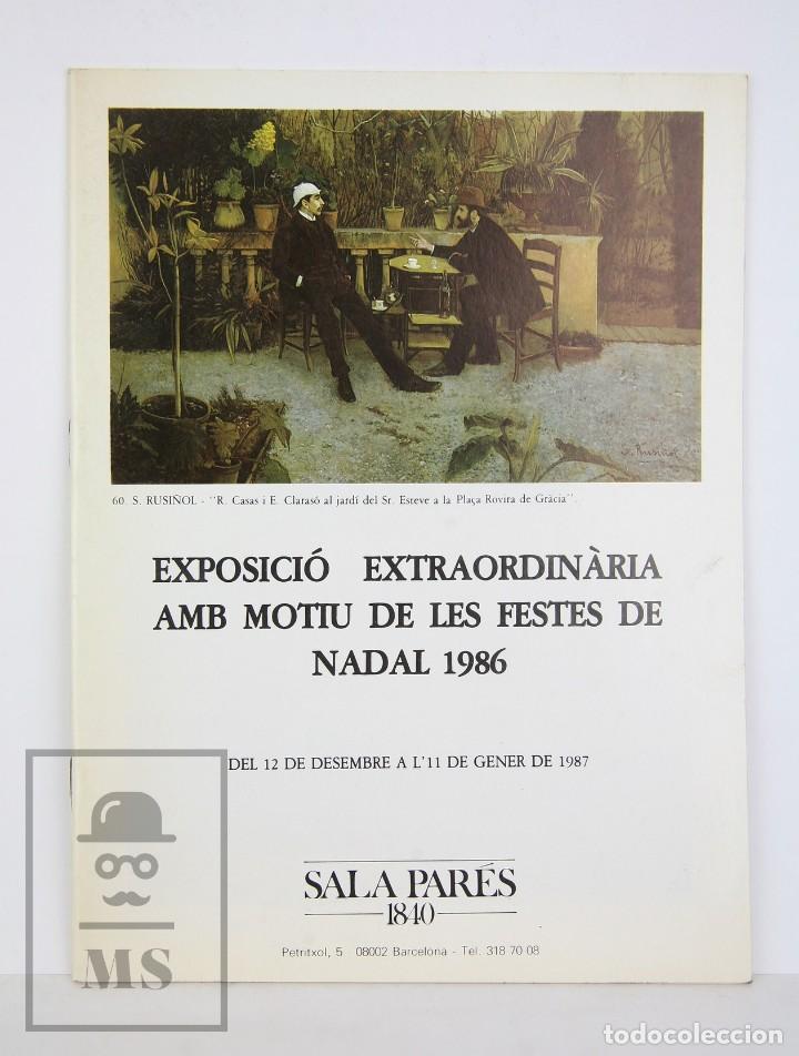 Arte: Cat&aacute;logo Exposici&oacute;n Pintura - Exposici&oacute; Extraordin&agrave;ria Festes Nadal 1986 - Sala Par&eacute;s, 1987