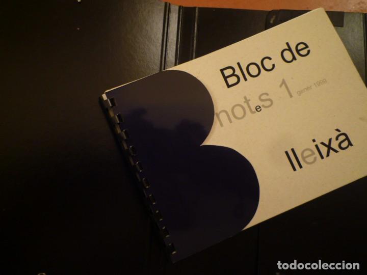 Arte: DANIEL LLEIX&Agrave;. BLOC DE NOTES 1. 1999. FIRMADO - Foto 2