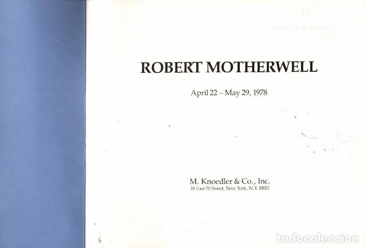 Arte: ROBERT MOTHERWELL (EXPOSICI&Oacute;N 1978) - Foto 1