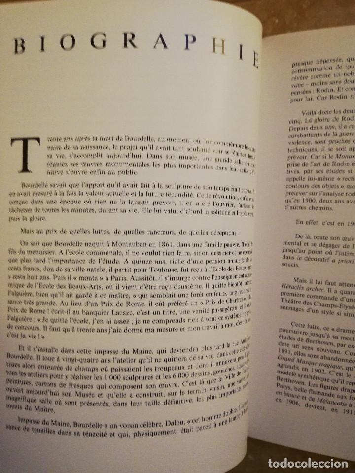 Arte: LE CATALOGUE DU MUS&Eacute;E BOURDELLE, 1990 - Foto 6