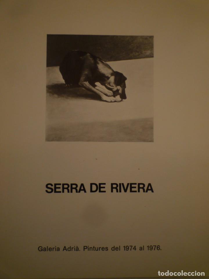 Arte: SERRA DE RIVERA. TR&Iacute;PTICO. GALERIA ADRI&Agrave;. 1976 - Foto 1