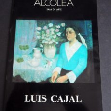 Arte: LUIS CAJAL. CATALOGO EXPOSICION SALA ALCOLEA. MADRID 1988.. Lote 147907814