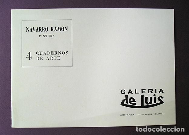Arte: Navarro Ram&oacute;n &ndash; Texto A. M. Campoy. Galer&iacute;a De Luis, 1972
