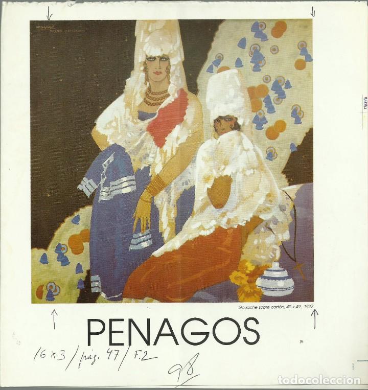 Arte: Penagos, Museo Pablo Garcallo 1990, tr&iacute;ptico de presentaci&oacute;n - Foto 1