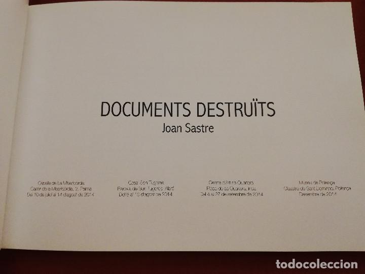 Arte: DOCUMENTS DESTRU&Iuml;TS (JOAN SASTRE) - Foto 2
