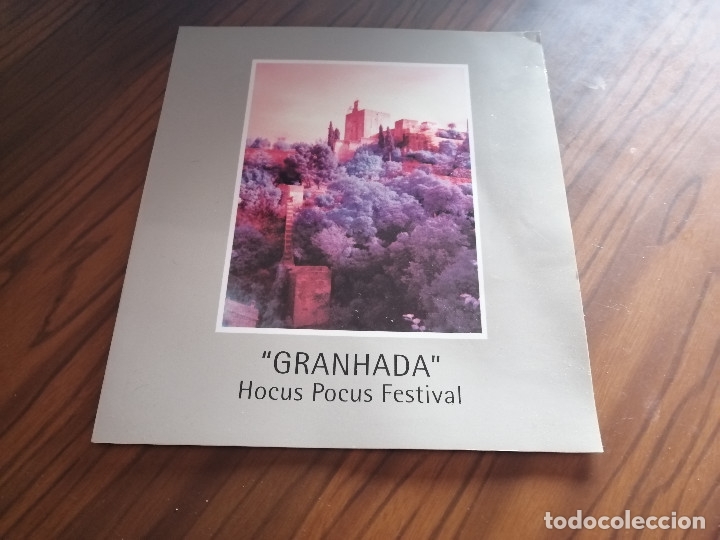 Arte: GRANHADA. HOCUS POCUS FESTIVAL. CAT&Aacute;LOGO DE EXPO DE FOTOGRAF&Iacute;A. 8 P&Aacute;GINAS. BUEN ESTADO. DIFICIL