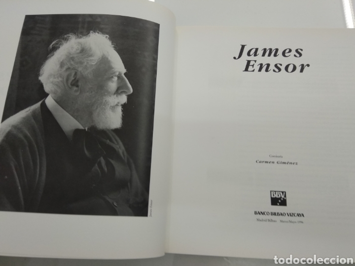 Arte: JAMES ENSOR Catalogo Completo Pinturas Dibujos Obra gráfica BBV 1996 - Foto 3 - 267037329