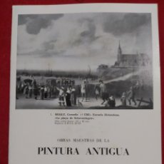 Arte: OBRAS MAESTRAS DE LA PINTURA ANTIGUA. SALA PARÉS 1975. Lote 187218382
