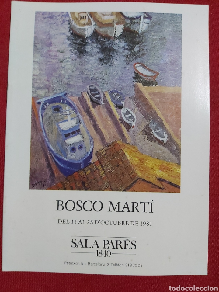 Arte: BOSCO MART&Iacute; SALA PAR&Eacute;S 1981 - Foto 1