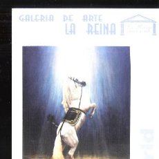 Arte: JOSÉ GARCIA. JULIO 2004. GALERIA LA REINA, TIVOLI WORLD. BENALMÁDENA. TARJETA. 21X10 CM.