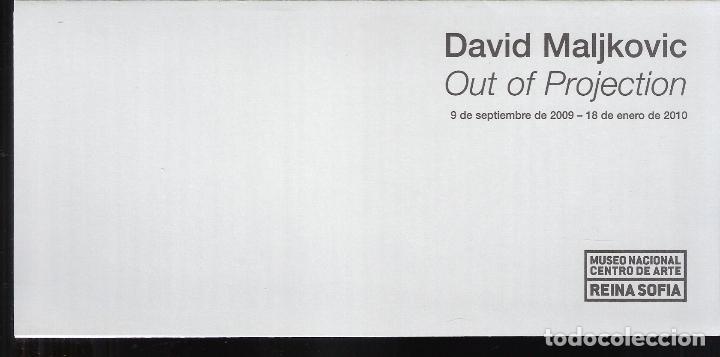 Art: David Maljkovic. Out of Projection. Septiembre 2009. C.A.Reina Sof&iacute;a.  Desplegable ( 10 caras).