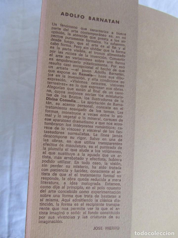 Arte: Cat&aacute;logo Adolfo Barnatan, Rayuela 1974 - Foto 5