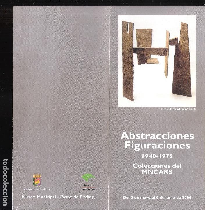 Kunst: Abstracciones.Figuraciones.1940-1975.Col. MNCARS.Mayo 2004.Museo Municipal.M&aacute;lagaTr&iacute;ptico. 21x10 cm.