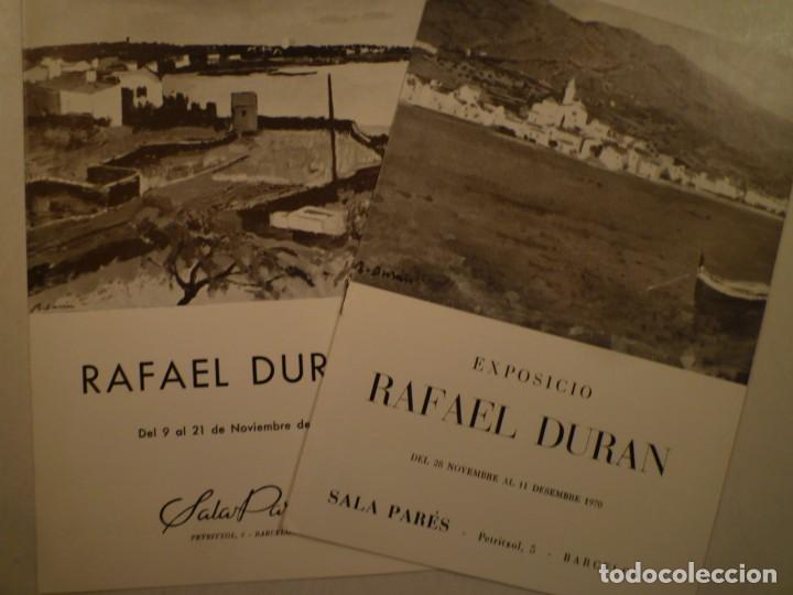Arte: RAFAEL DURAN. LOTE DE 2 CAT&Aacute;LOGOS - Foto 1