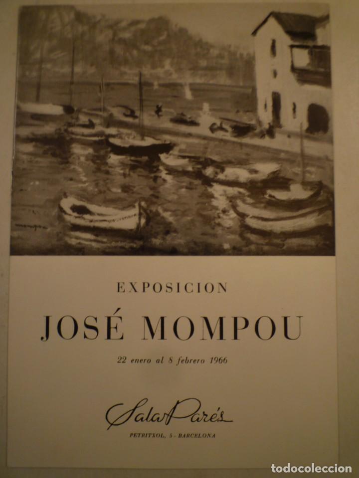 Arte: JOS&Eacute; MOMPOU. SALA PAR&Eacute;S. 1966 - Foto 1