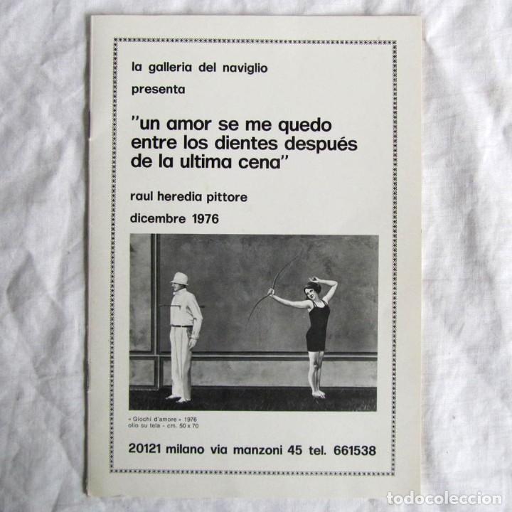 Art: Cat&aacute;logo del pintor cordob&eacute;s Ra&uacute;l Heredia 1976, Galleria del Naviglio