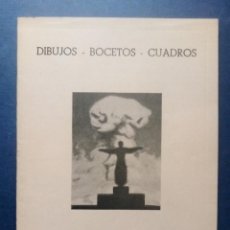 Arte: CATÁLOGO MONOGRAFÍA DEL PINTOR CORUÑÉS J. FERNÁNDEZ SÁNCHEZ 1963 - DEDICATORIA.