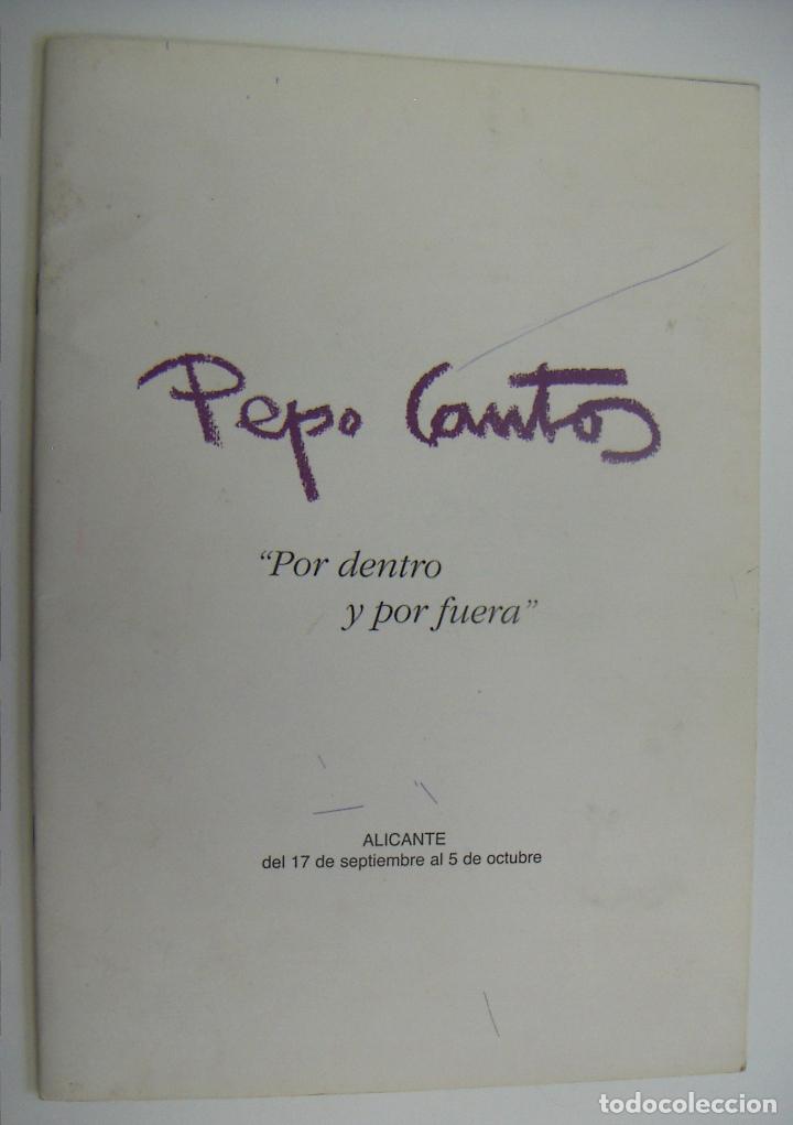 Arte: Catalogo de una exposici&oacute;n del pintor Pepo Cantos