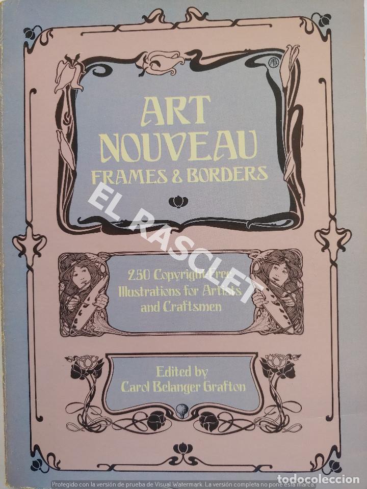 Arte: LIBRO ART NOUVEAU - FRAMES & BORDERS - - Foto 1