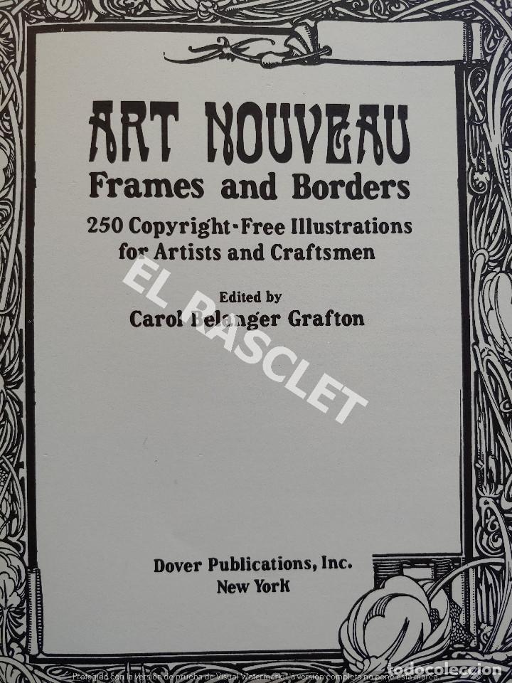 Arte: LIBRO ART NOUVEAU - FRAMES & BORDERS - - Foto 2