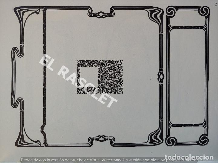 Arte: LIBRO ART NOUVEAU - FRAMES & BORDERS - - Foto 5
