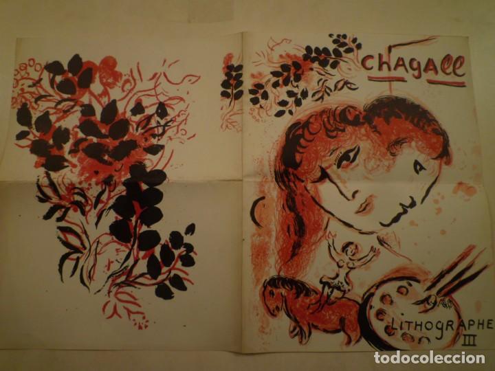 Arte: MARC CHAGALL. LITHOGRAPHE III. D&Iacute;PTICO PRESENTACI&Oacute;N - Foto 1