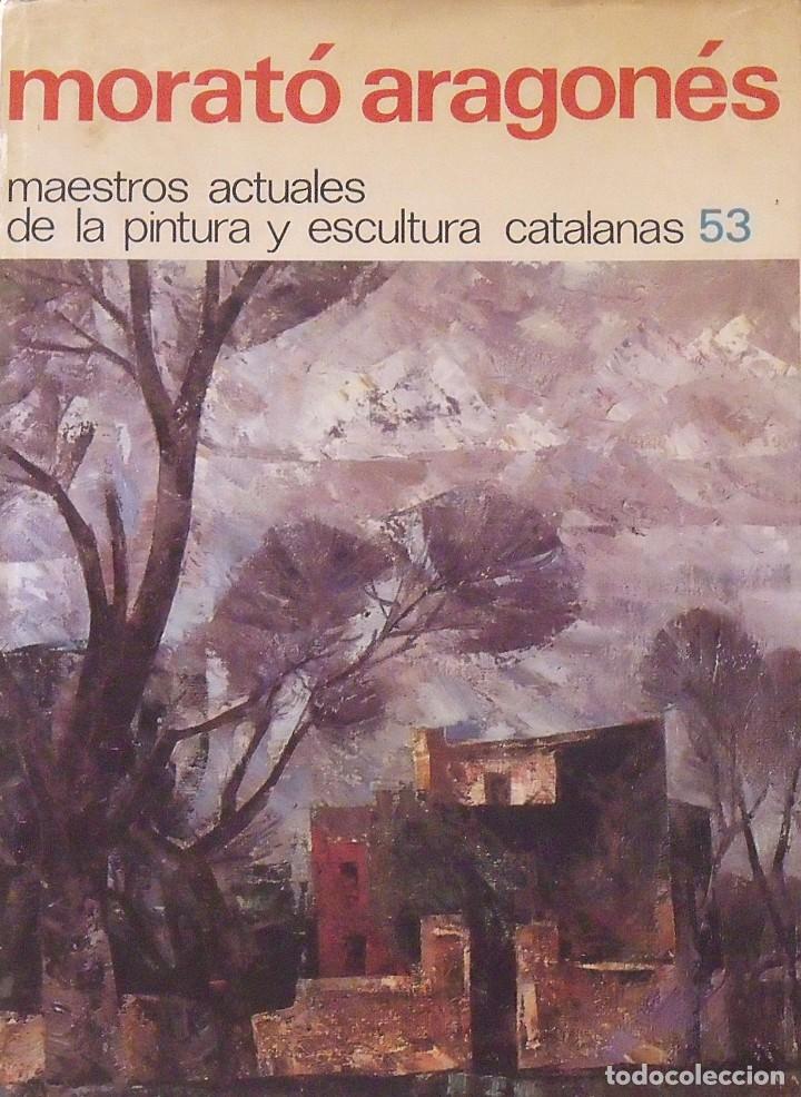 Arte: Morató Aragonés. Pintura y escultura catalanas. 53. Dibujo, firma y dedicatoria del artista. 1979. - Foto 2 - 225516683