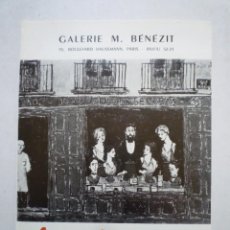 Arte: FERNANDO DELAPUENTE. DÍPTICO. GALERIE M. BÉNÉZIT. 1957.