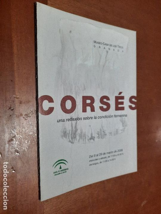 Arte: CORS&Eacute;S. ROSA PUENTE. CAT&Aacute;LOGO DE MANO DE LA EXPOSICI&Oacute;N EN 2009. TRIPTICO. BUEN ESTADO. C-11