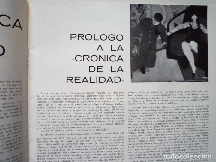 Arte: CRÓNICA DE LA REALIDAD. VALDES.SOLBES. TOLEDO. AGUILERA CERNI. RODRIGUEZ AGUILERA - Foto 4 - 234678735