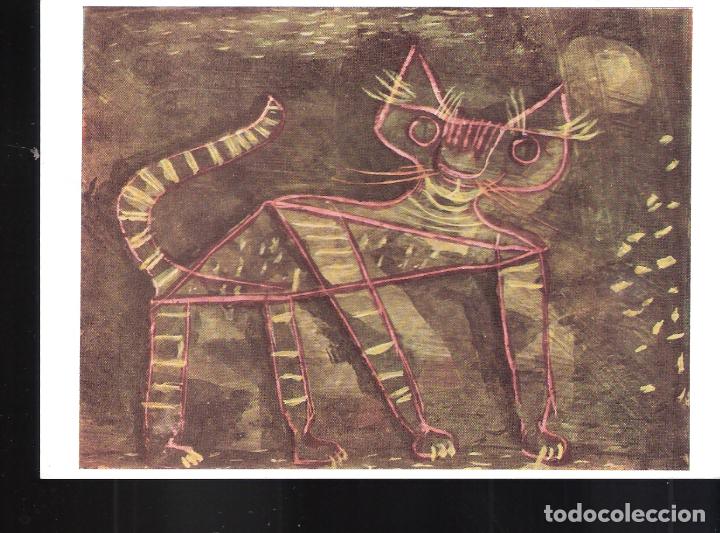 Kunst: Klee. Tomcat. Collection Mrs. Donald Ogden Stewart.. Tarjeta.