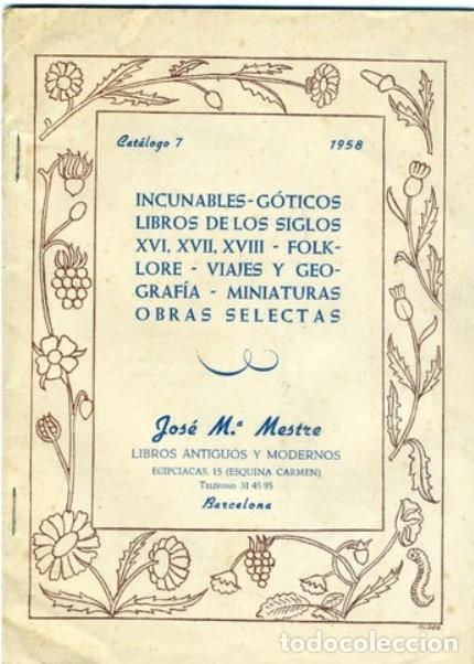 Art: CATALOGO LIBROS ANTIGUOS.