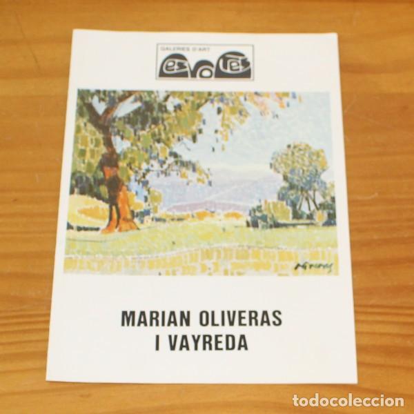 Arte: MARIAN OLIVERAS I VAYREDA. DIPTICO EXPOSICION LES VOLTES, OLOT 1987