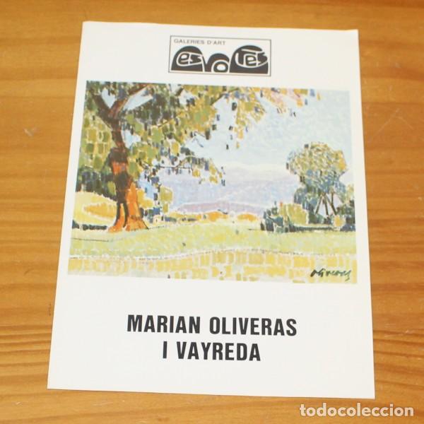 Arte: MARIAN OLIVERAS I VAYREDA. DIPTICO EXPOSICION LES VOLTES, OLOT 1987