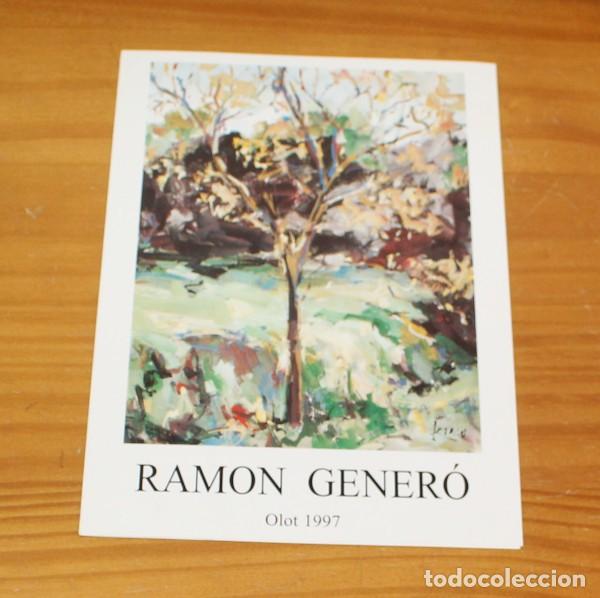Arte: RAMON GENERO. DIPTICO EXPOSICION ART I TRA&Ccedil;A, OLOT 1997