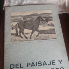Arte: DEL PAISAJE Y SUS PINTORES, CATÁLOGO DE GALERÍA EDURNE DE 1973. Lote 244532245