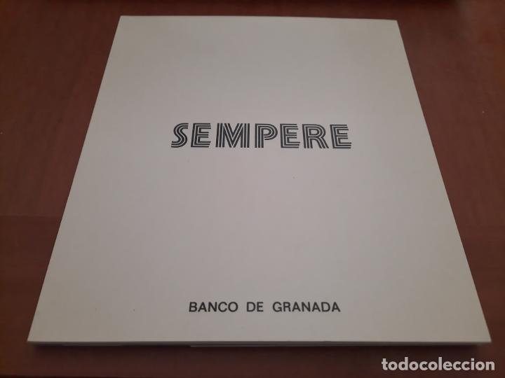 Arte: SEMPERE. BANCO DE GRANADA. CAT&Aacute;LOGO DE EXPOSICI&Oacute;N. R&Uacute;STICA. BUEN ESTADO.