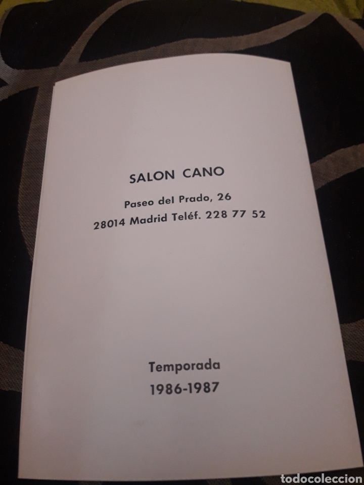 Arte: Cat&aacute;logo de E. GARRALDA, Sal&oacute;n Cano de 1987 - Foto 2