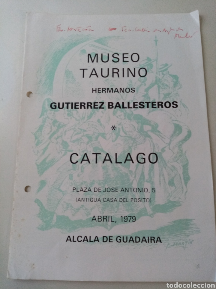 Arte: Cat&aacute;logo del Museo Taurino de Alcal&aacute; de Guadaira - Abril de 1979
