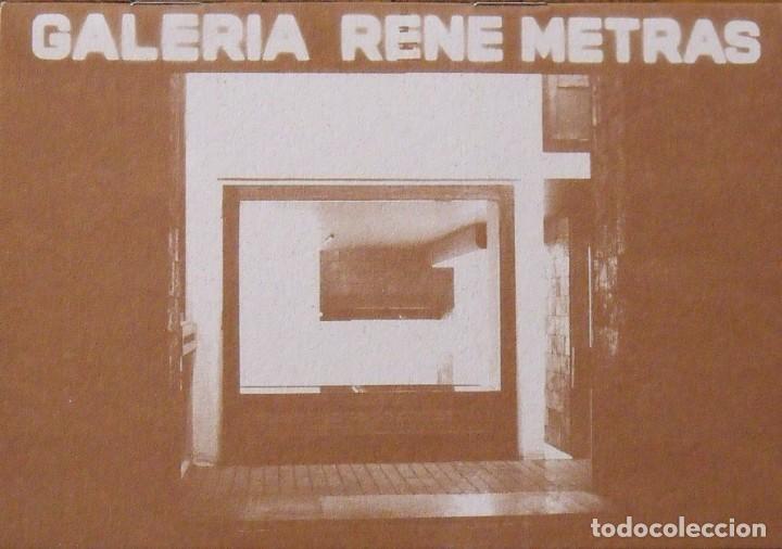 Arte: Galer&iacute;a Ren&eacute; M&eacute;tras. No hay arte sin obsesi&oacute;n I. Ilustrado. Barcelona. 1996. 10,5x15 cm. 16 p&aacute;ginas.