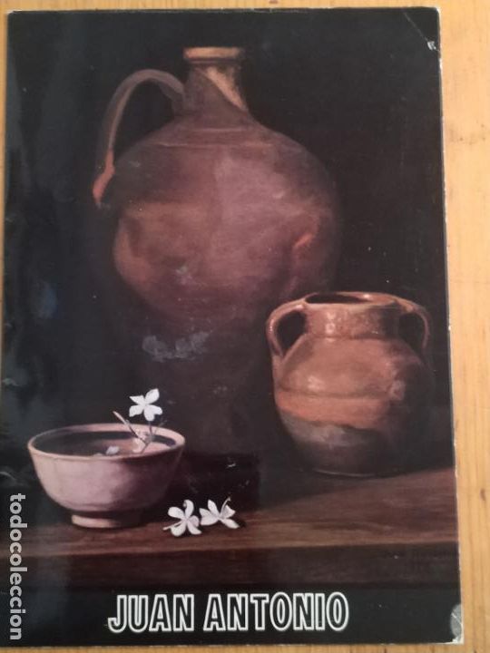 Arte: 2 d&iacute;pticos exposici&oacute;n pintura bodegones Juan Antonio galer&iacute;a B&eacute;tica 1979