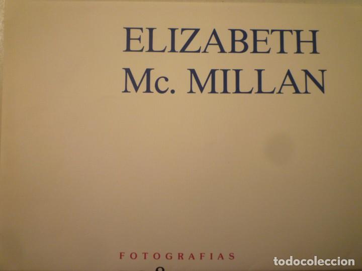 Kunst: ELIZABETH MC. MILLAN. DESPLEGABLE. FOTOGRAF&Iacute;AS. GALERIA JUANA DE AIZPURU. 1985
